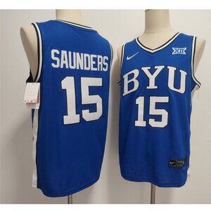 Mens Richie Saunders Royal Stitched Jersey Blue